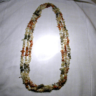 Moonstone Chip Necklace 90 cm
