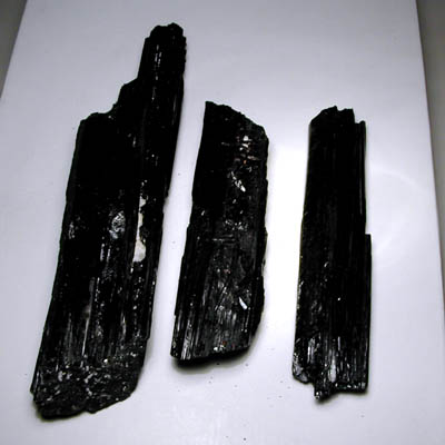 Tormalina nera canne d'organo 15 cm