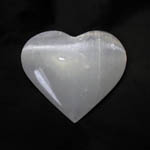 White Selenite Heart 5-7 cm