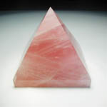 Piramide di quarzo rosa 6 cm