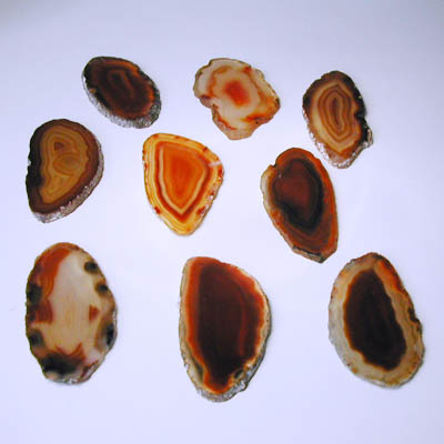 Carnelian Agate Slab 4 - 5 cm