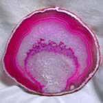 Fetta agata rosa 8 - 10 cm