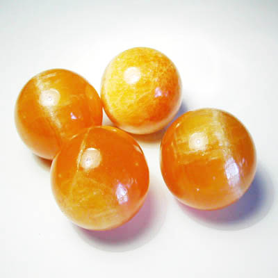 Orange Calcite Ball 4 cm