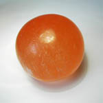 Sfera di selenite arancio 6-7 cm