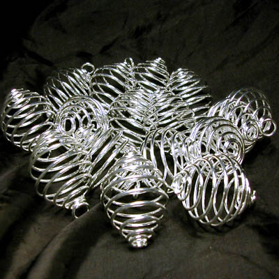 Spirale placcata argento misura grande
