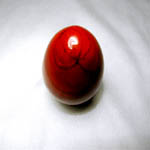 Uovo in diaspro rosso 4 cm