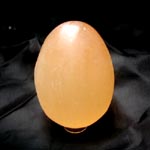 Uovo in selenite arancio 6-7 cm