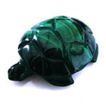 Tartaruga in malachite 5-6 cm