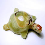 Tartaruga in onice verde 5 cm