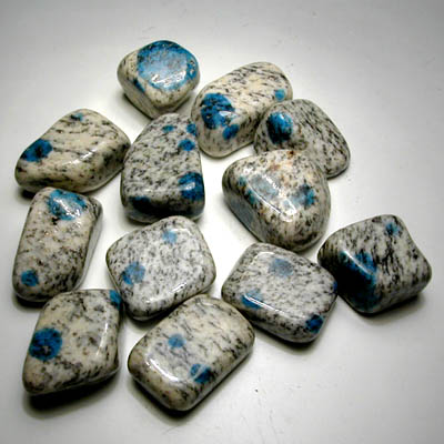 K2 Granit tumbled (Azurite)