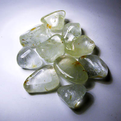 Uncolored Topaz Tumbled