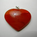 Carnelian Heart Pendant