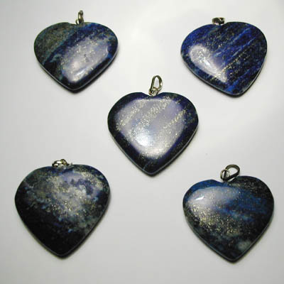 Lapis-lazuli Heart Pendant