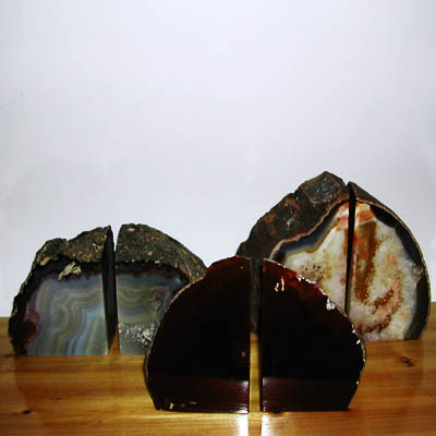 Fermalibri agata colore naturale 15 x 20 cm