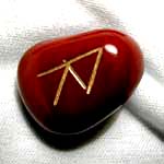 Runes Set in Red Jasper - 25 pieces