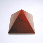 Piramide di diaspro rosso 4 cm