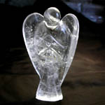 Rock crystal Angel 7 cm
