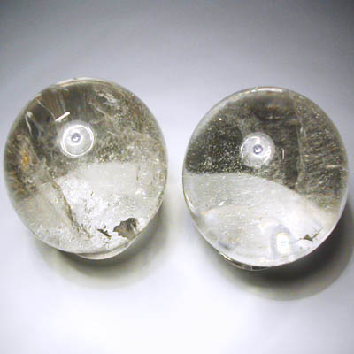 Sfera di quarzo ialino (cristallo di rocca) 6 cm